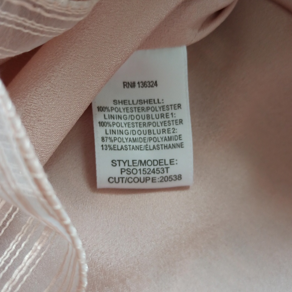 NWT Halston Heritage Strapless Ruffle Pink Mini Dress - Picture 9 of 14